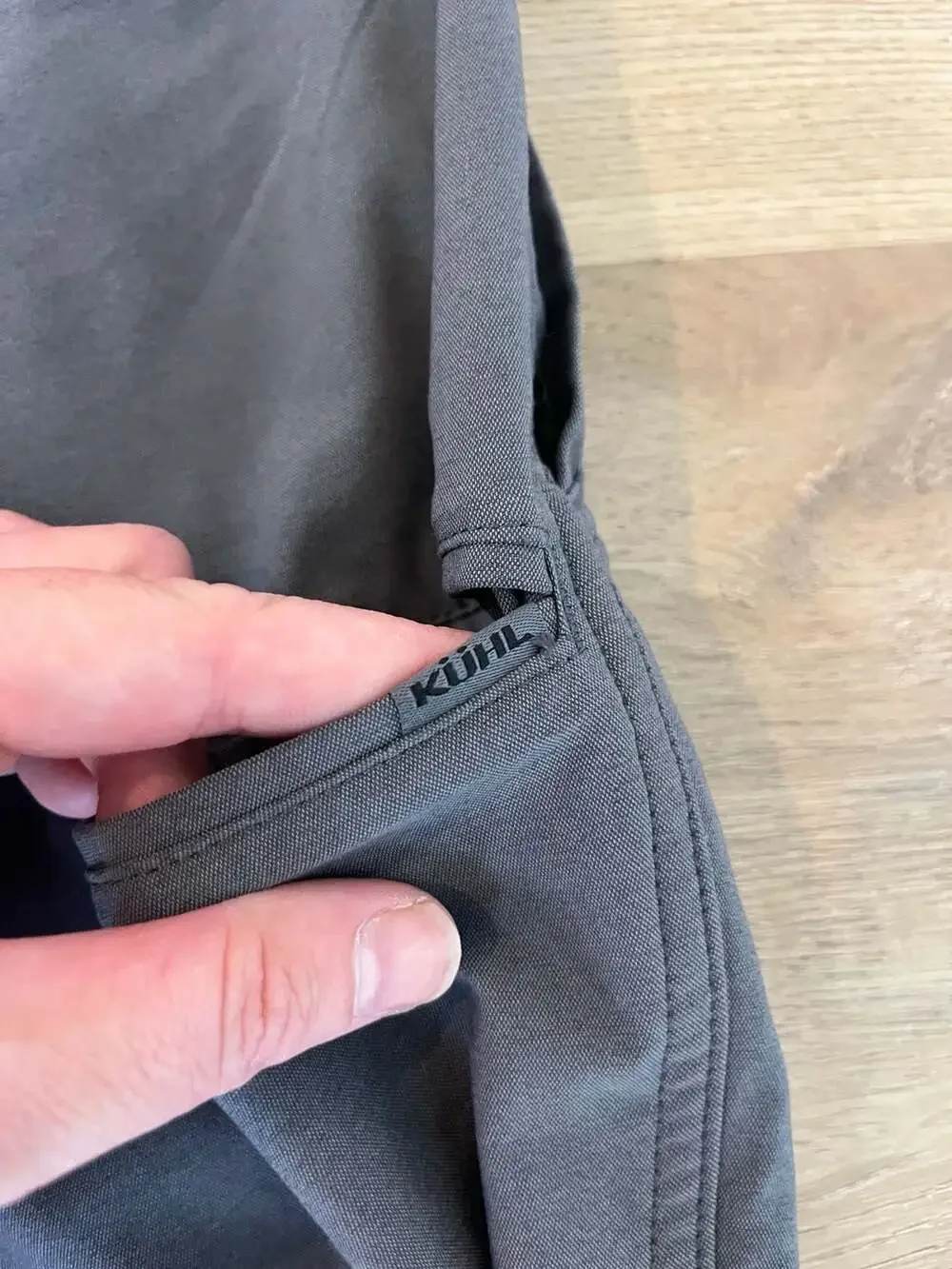 Kuhl, Chino Shorts, Technical Stretch, Grey Outdoor Hiking Shorts, 30x8